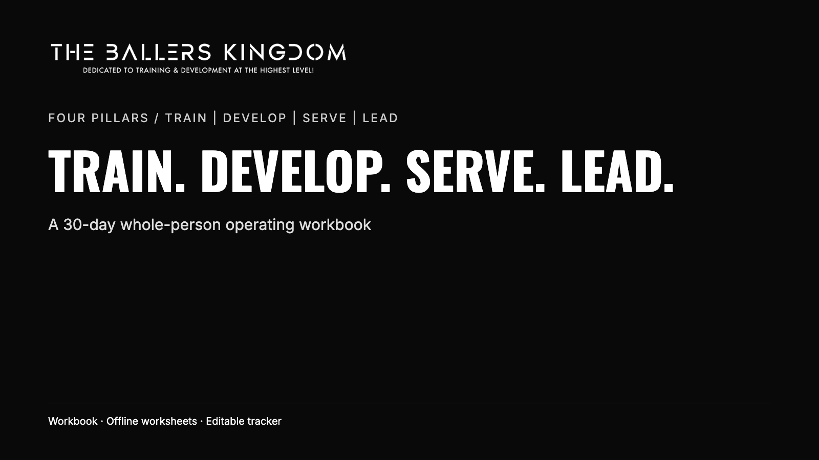 Train. Develop. Serve. Lead. digital edition cover